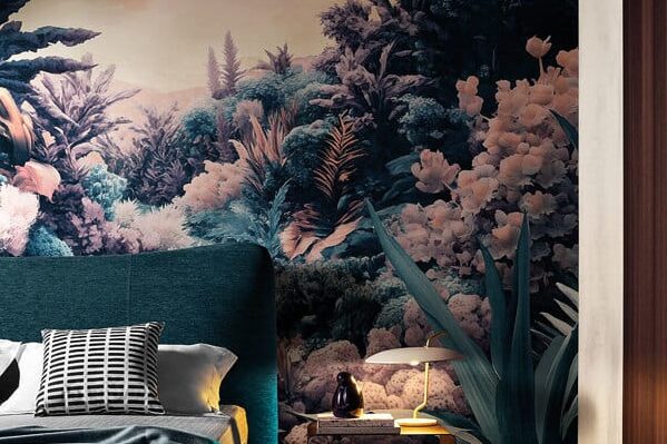 carta da parati london art