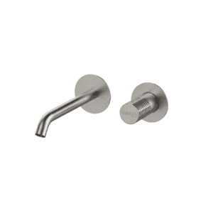 Lunigiana 15PL – Miscelatore monocomando a incasso per lavabo su due piastre tonde separate 19 cm