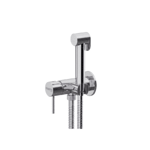 Set Doccia Collection X65C25W – Set per doccetta igienica shut-off comprensivo di miscelatore a incasso con supporto doccia e presa acqua