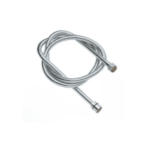 Flessibile per doccia estensibile a doppia graffatura in acciaio inox 200 cm