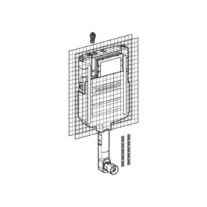 Cassetta di risciacquo da incasso Sigma 8 cm 6/3 litri