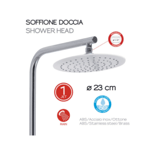 Easy 01 colonna doccia regolabile cromato