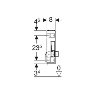 Modulo Geberit Combifix per bidet