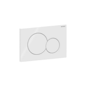 Placca di comando Sigma01 risciacquo a due quantità - bianco