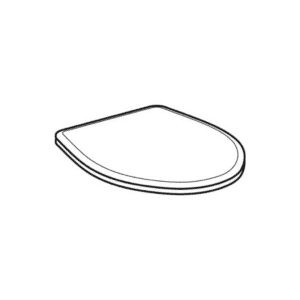 Sedile del vaso Geberit Colibrì fissaggio dal basso