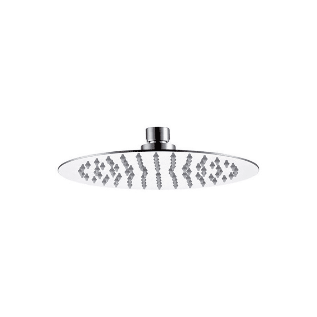 Soffione doccia ultra piatto in acciaio INOX lucidato a specchio Ø25 cm