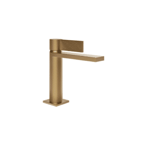 REVERSO - Miscelatore lavabo basso senza scarico, con flessibili di collegamento. RIGATO