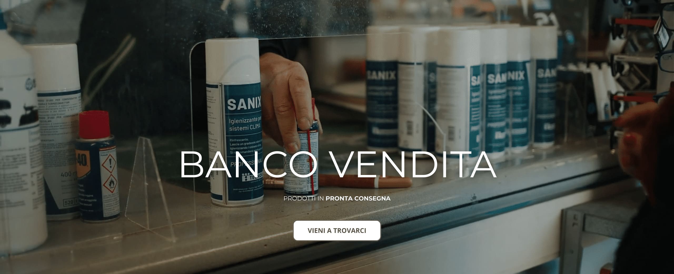 Banco vendita e magazzino Guidotti